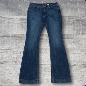 Cinch Lynden Medium Wash Western Flare Jean Womens 33/15 (36X36) Mid Rise Rodeo